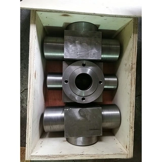 Duplex Steel Forged Part, A182 F55, 6000 PSIG, Machined, OEM